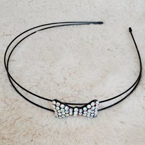 Rhinestone Bow Headband